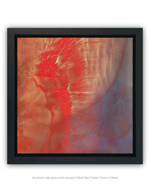 Hearts on Fire | Framed Giclee Print on Canvas